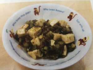 カレー風味の豆腐チャンプル