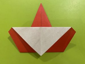 簡単なサンタさんの折り紙の折り方
